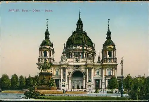 Ansichtskarte Mitte-Berlin Dom 1912