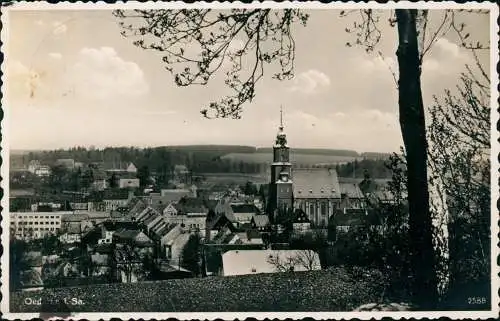 Ansichtskarte Oederan Stadtpartie - Foto AK 1939