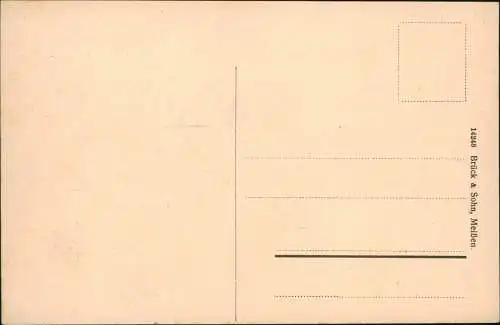 Ansichtskarte Oederan Partie an der Stadt 1912