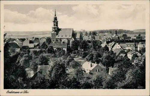 Ansichtskarte Oederan Totale 1961