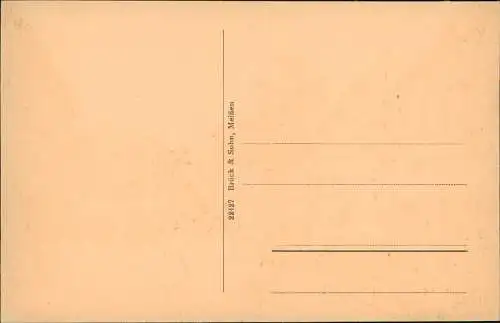 Ansichtskarte Oederan Hainichener Straße - Sachsen 1918