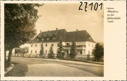 Ansichtskarte Oederan Görbersdorfer Straße - Fotokarte Erzgebirge 1932