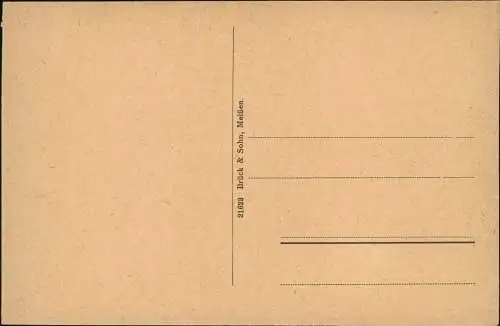 Ansichtskarte Oederan Bahnhofstraße, Villen, Personen, Pferde-Fuhrwerk 1922