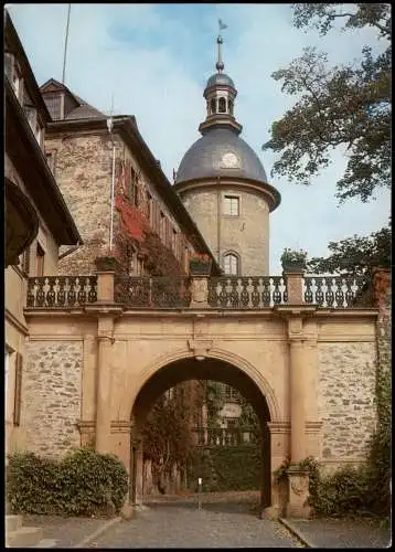 Ansichtskarte Laubach (Hessen) Schloß Schloßeingang (Castle Building) 1980