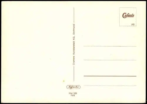 Ansichtskarte Herford Mehrbildkarte mit 5 Stadtteilansichten 1974