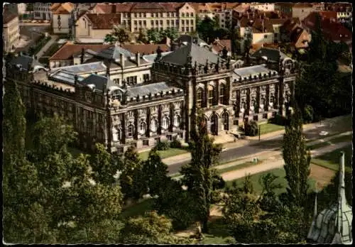 Luftbild Ansichtskarte Hannover Straßen-Ansicht Landesmuseum 1960
