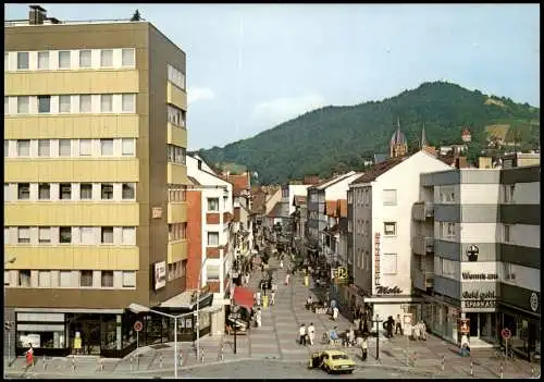 Heppenheim an der Bergstraße Blick in die Friedrichstraße 1980
