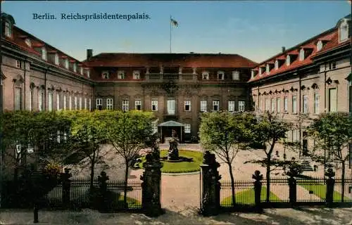 Ansichtskarte Berlin Reichspräsidentenpalais 1922