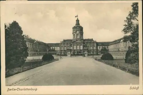 Ansichtskarte Charlottenburg-Berlin Schloss Charlottenburg 1927