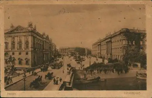 Ansichtskarte Berlin Schlossplatz 1917