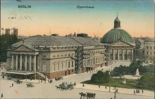 Ansichtskarte Mitte-Berlin Opernhaus 1910