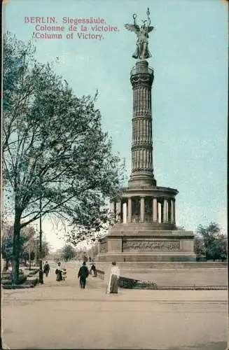 Ansichtskarte Mitte-Berlin Siegessäule 1912