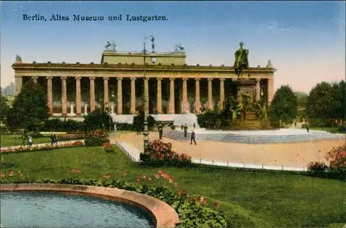 Ansichtskarte Mitte-Berlin Altes Museum und Lustgarten 1931