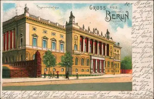 Ansichtskarte Berlin Abgeordnetenhaus 1902