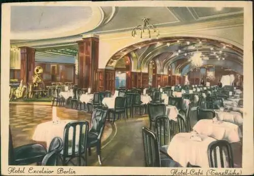 Ansichtskarte Berlin Hotel Excelsior - Hotel Café - Tanzfläche 1920