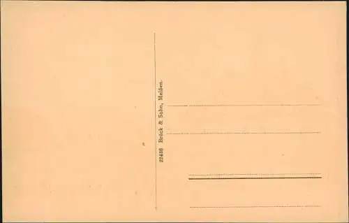 Ansichtskarte Oederan Markt Ratskeller Sparkasse - Sachsen 1916