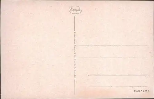 Ansichtskarte Oederan Gesamtansicht Stadtinneres Rathaus 4 Bild 1934