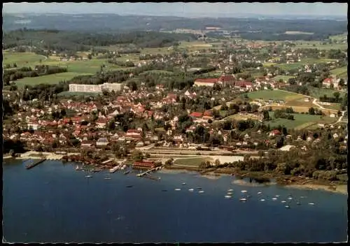 Dießen am Ammersee (Diessen) Luftbild Luftaufnahme Totale vom Flugzeug aus 1980