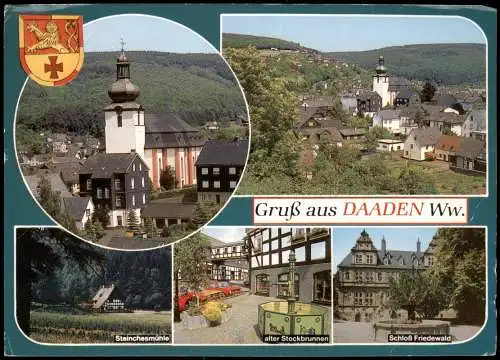 Daaden-Herdorf Gruß aus DAADEN Westerwald (Mehrbild-AK Ortsansichten) 1991