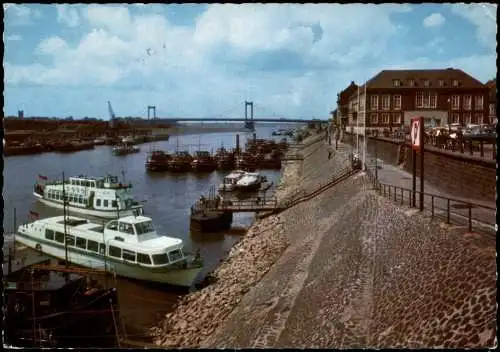 Ansichtskarte Duisburg Schiffe DUISBURG SCHIFFERBÖRSE 1971