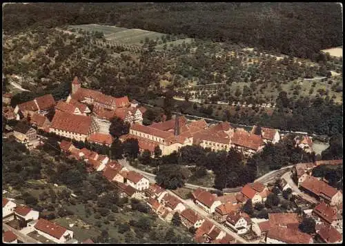 Maulbronn Luftbild Ehem. Zisterzienser-Kloster v. Flugzeug aus 1969