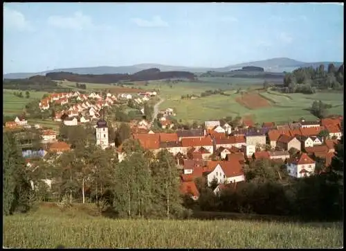 Ansichtskarte Marktschorgast Panorama-Ansicht; Ort im Fichtelgebirge 1975