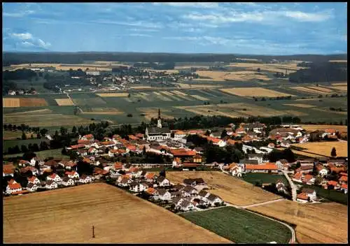 Marklkofen LK Dingolfing-Landau Luftbild Luftaufnahme  v. Flugzeug aus 1980