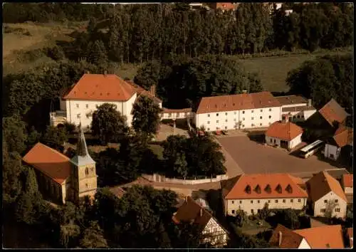 Schney-Lichtenfels (Bayern) Luftaufnahme vom Schloss Schney (Castle) 1980