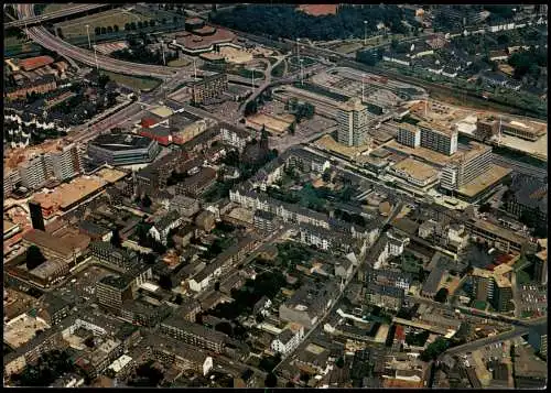 Leverkusen Luftbild Luftaufnahme Teilansicht v. Flugzeug aus 1970