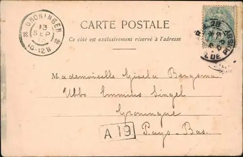 CPA Paris Le Rond-Point des Champs-Elysées 1902