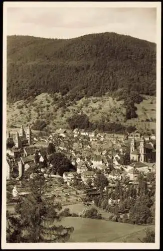 Ansichtskarte Amorbach Panorama-Ansicht; Ort in Unterfranken 1960