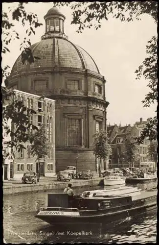 Amsterdam Amsterdam Stadtteilansicht Amsterdam Singel met Koepelkerk 1960