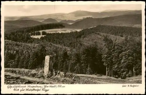 Ansichtskarte Masserberg Panorama-Ansicht Blick zur Meuselbacher Kuppe 1940