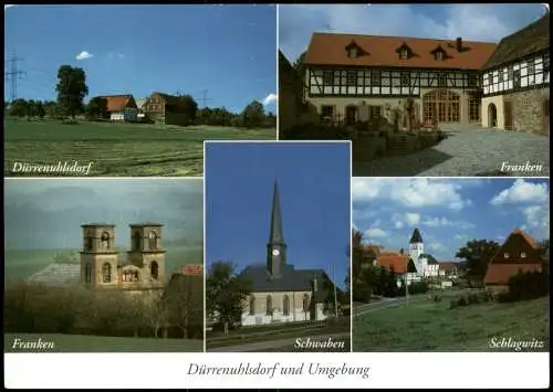 Dürrenuhlsdorf-Waldenburg (Sachsen)  Dürrenuhlsdorf und Umgebung 1990