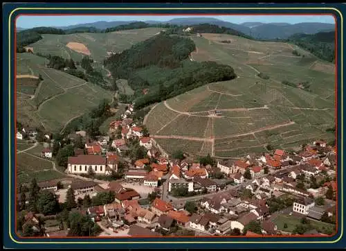 Durbach Panorama-Ansicht Wein- und Erholungsort an der Badischen Weinstraße 1990