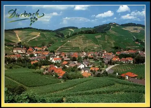 Durbach Panorama-Ansicht Wein- u. Erholungsort an der Badischen Weinstraße 2000