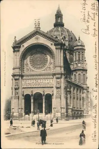 CPA Paris Saint-Augustin 1901