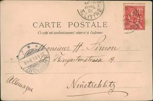 CPA Paris Saint-Augustin 1901