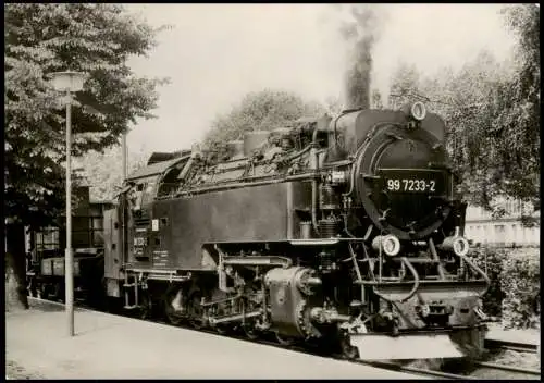 Ansichtskarte  Verkehr & Eisenbahn Lokomotive in Wernigerode Westerntor 1979