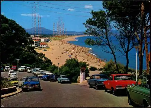 Postales Costa Brava Costa Brava Pals Playa Strand-Ansicht Spanien 1977