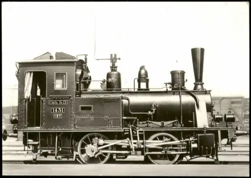 Ansichtskarte  Dampflokomotive Chronikkarte Verkehrsmuseum Dresden 1971