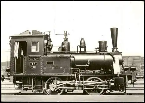 Ansichtskarte  Dampflokomotive Länderbauart Normalspur Baureihe 9870 1971