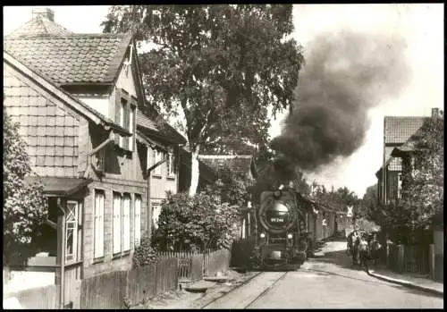 Ansichtskarte Wernigerode Die Harzquerbahn 1983