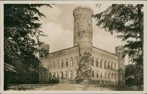 Ansichtskarte Binz (Rügen) Jagdschloß Granitz auf Rügen 1939