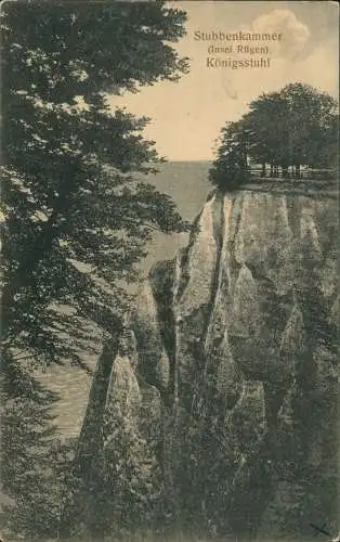 Ansichtskarte Stubbenkammer-Sassnitz Stubbenkammer 1915