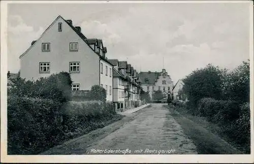 Hessisch Lichtenau Retteröderstraße 1942  gel. Feldpostblindstempel WK2