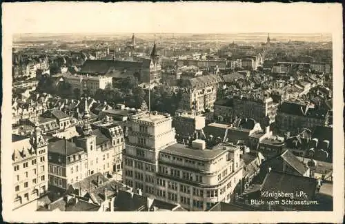 Königsberg (Ostpreußen) Калининград Fernblick vom Schlossturm 1941