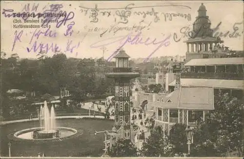 Halensee-Berlin Lunapark am Halensee - Terrasse Kurfürstendamm 124a 1908