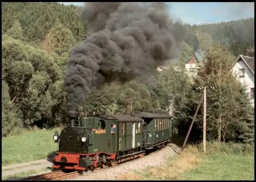 Dampflokomotive Schmalspurbahn Wolkenstein-Jöhstadt bei Schmalzgrube 2009