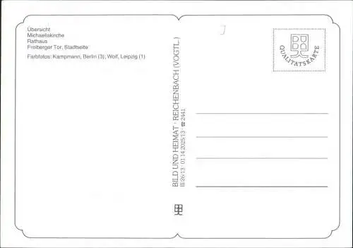 Adorf (Vogtland) Übersicht, Michaeliskirche, Rathaus, Freiberger Tor 1993